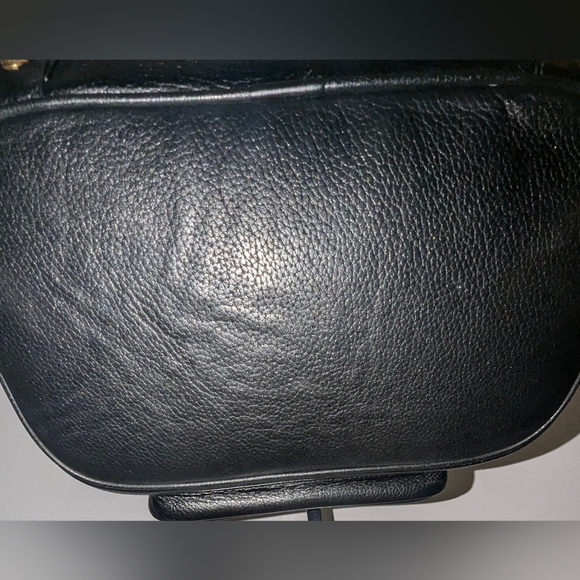 💰 !SALE! 💰 MCM Black Pebbled Calf Leather Drawstring Backpack - Picture 7 of 13